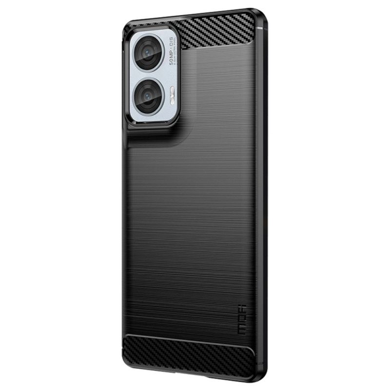 Κάλυμμα Motorola Edge 50 Fusion Mofi Brushed Carbon Fiber