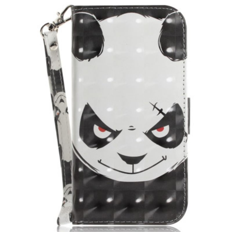 Θηκη Κινητου Motorola Edge 50 Fusion Angry Panda Με Λουράκι