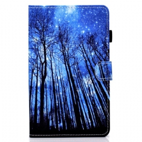 δερματινη θηκη Samsung Galaxy Tab A8 (2021) Νυχτερινό Δάσος