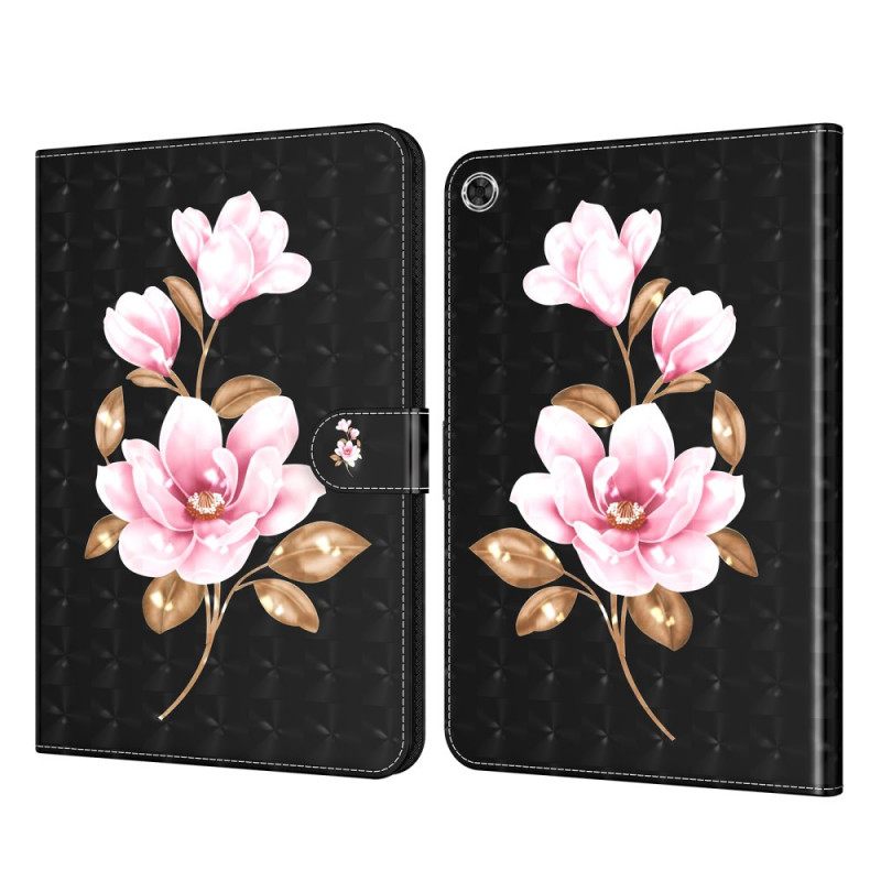 Κάλυμμα Samsung Galaxy Tab A8 (2021) Faux Leather Tree Blossoms