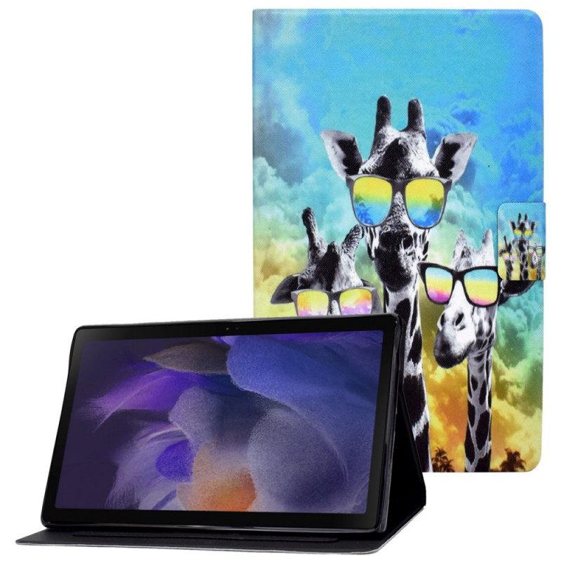 Κάλυμμα Samsung Galaxy Tab A8 (2021) Funky Giraffes