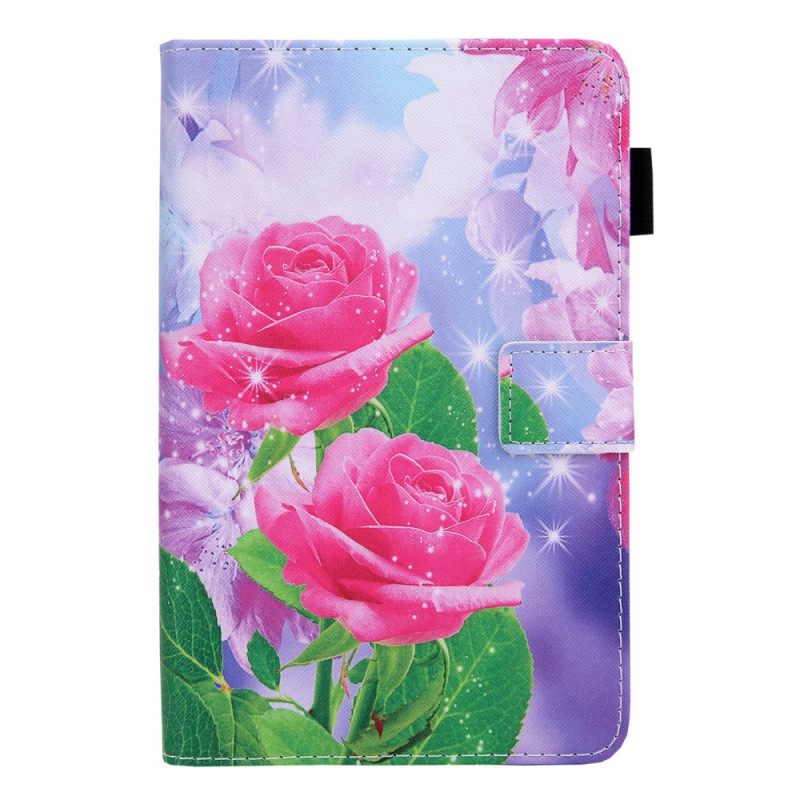 Θήκη Flip Samsung Galaxy Tab A8 (2021) Dream Flowers