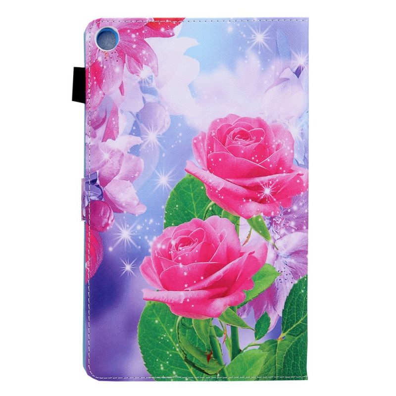 Θήκη Flip Samsung Galaxy Tab A8 (2021) Dream Flowers