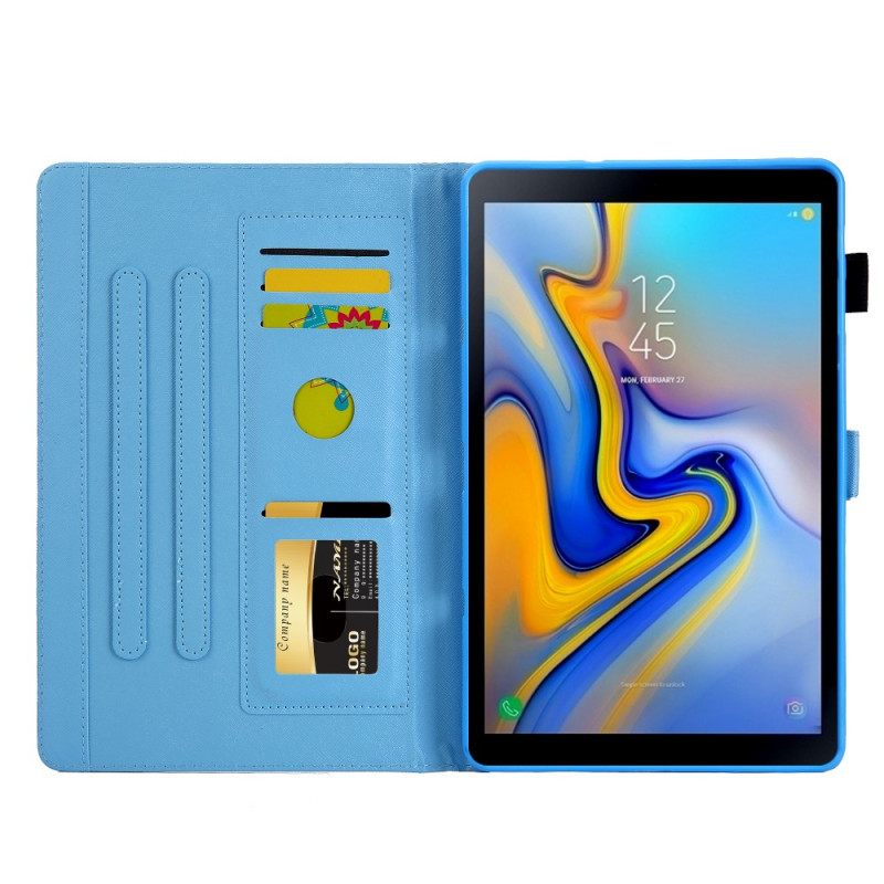 Θήκη Flip Samsung Galaxy Tab A8 (2021) Χαριτωμένο Panda