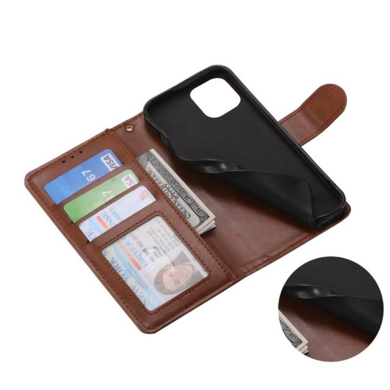 Κάλυμμα iPhone 15 Plus Sober Faux Leather