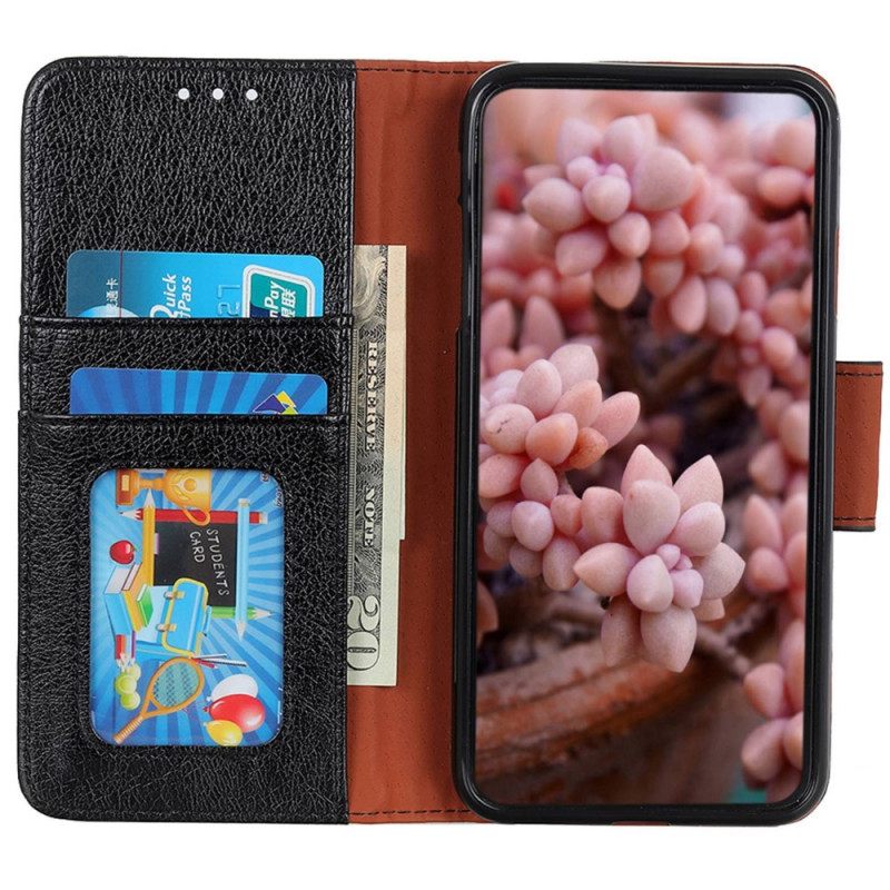 Κάλυμμα iPhone 15 Plus Split Nappa Leather