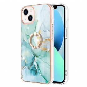 Θήκη iPhone 15 Plus Μαρμάρινο Στυλ Με Δαχτυλίδι Στήριξης