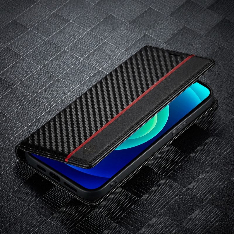 θηκη κινητου iPhone 15 Plus Θήκη Flip Carbon Fiber Lc.imeeke