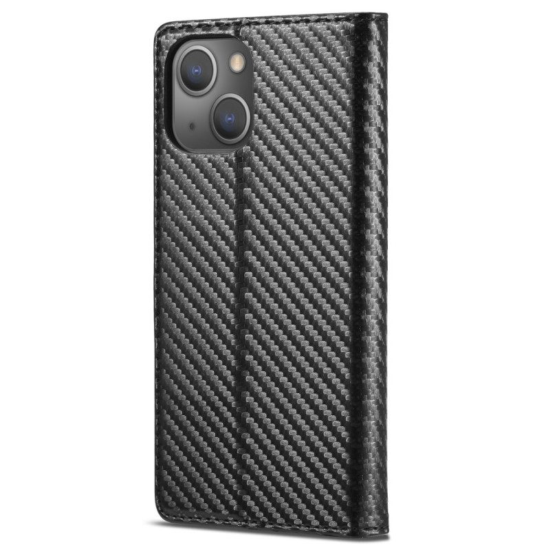 θηκη κινητου iPhone 15 Plus Θήκη Flip Carbon Fiber Lc.imeeke