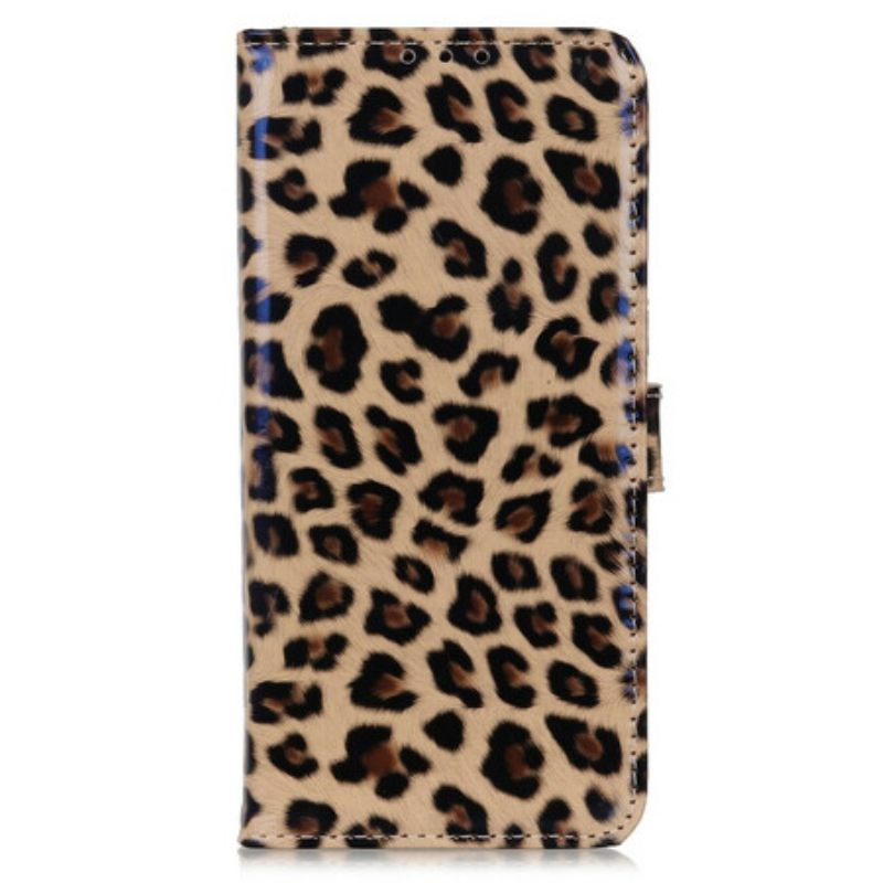 δερματινη θηκη iPhone 13 Pro Max Απλό Leopard