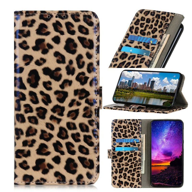 δερματινη θηκη iPhone 13 Pro Max Απλό Leopard