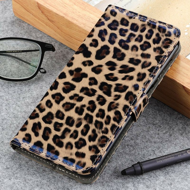 δερματινη θηκη iPhone 13 Pro Max Απλό Leopard