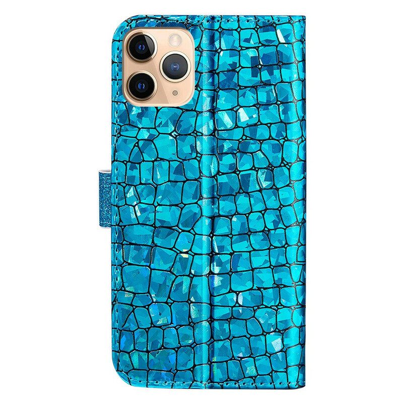 δερματινη θηκη iPhone 13 Pro Max Crocodile Diamonds