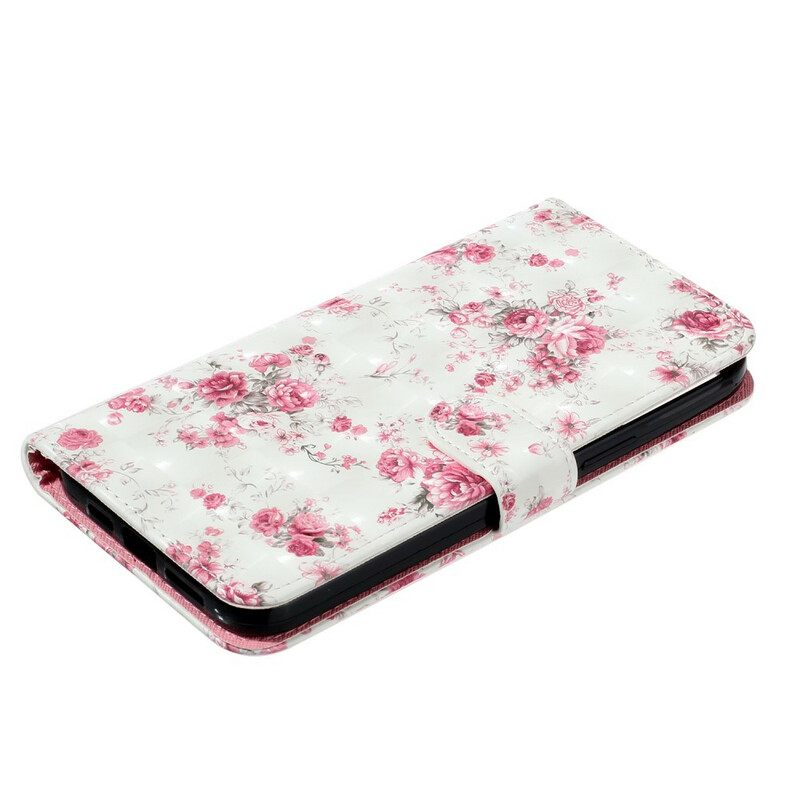 Κάλυμμα iPhone 13 Pro Max με κορδονι Strap Light Spot Flowers