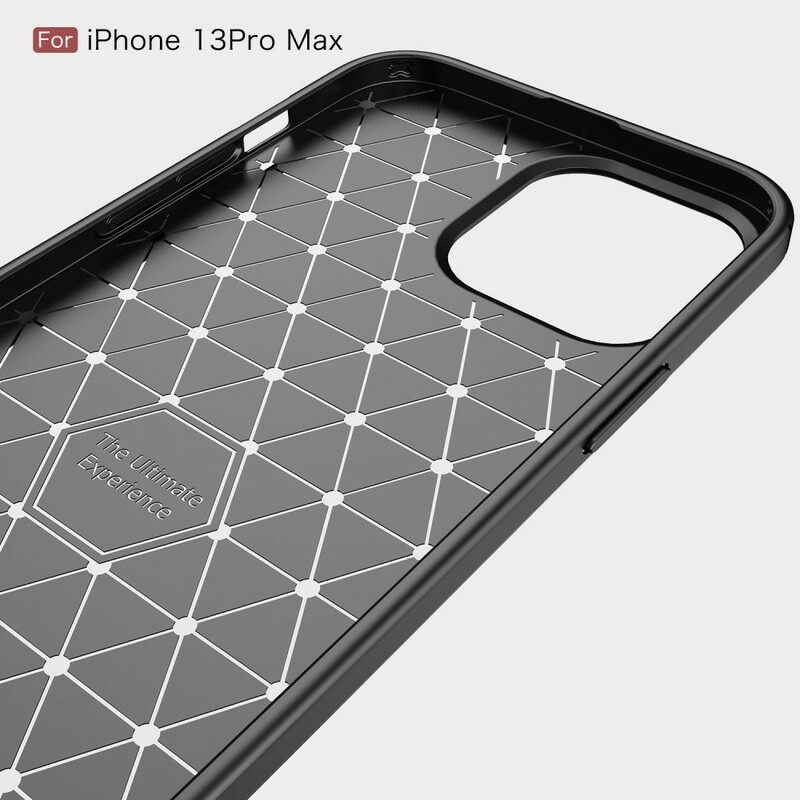 Θήκη iPhone 13 Pro Max Βουρτσισμένο Ανθρακόνημα