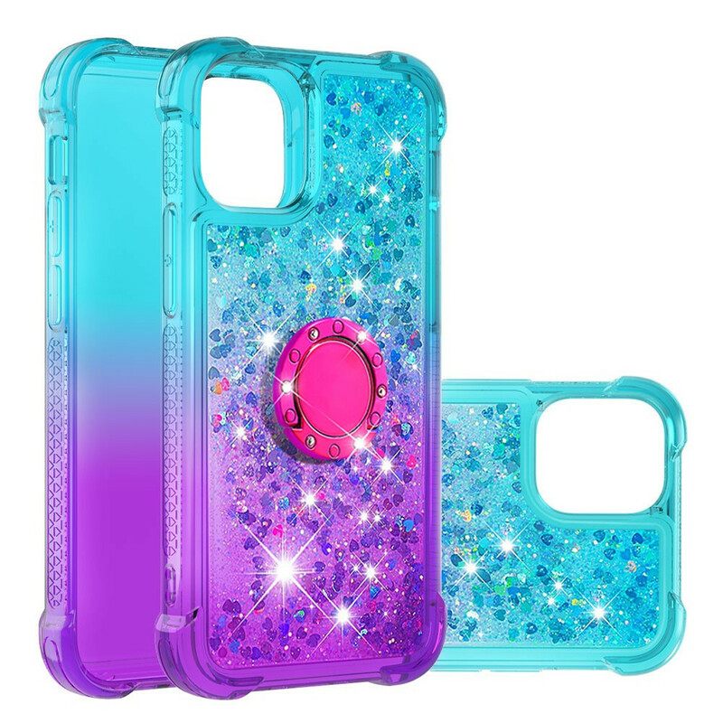 Θήκη iPhone 13 Pro Max Glitter Ring-bracket