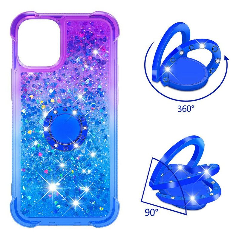 Θήκη iPhone 13 Pro Max Glitter Ring-bracket