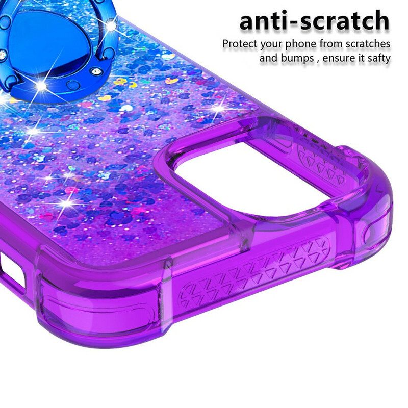 Θήκη iPhone 13 Pro Max Glitter Ring-bracket