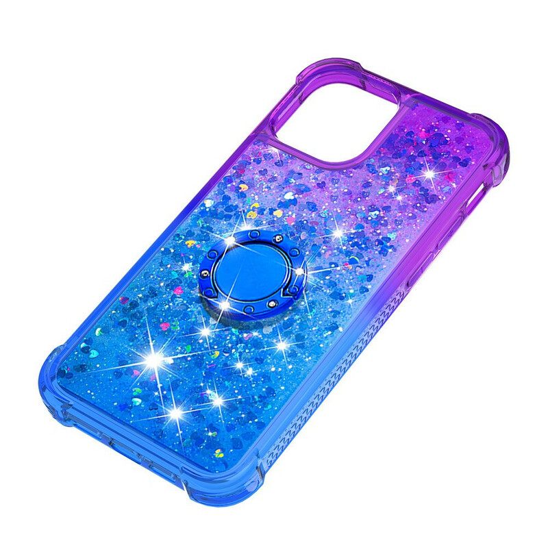 Θήκη iPhone 13 Pro Max Glitter Ring-bracket