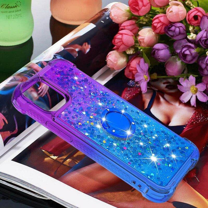 Θήκη iPhone 13 Pro Max Glitter Ring-bracket