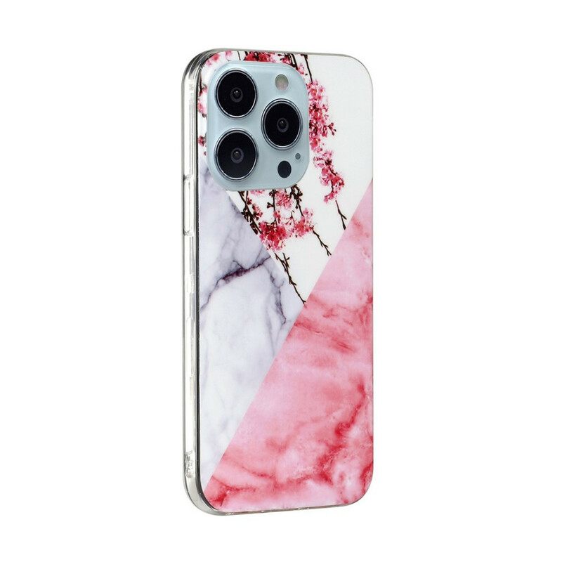 Θήκη iPhone 13 Pro Max Marbled Plum Blossom