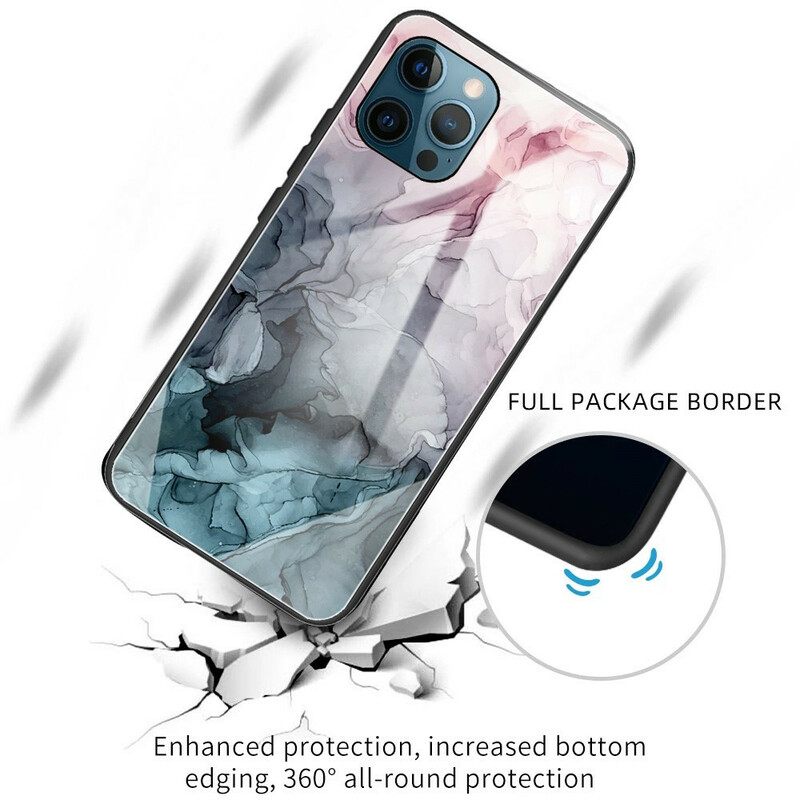 Θήκη iPhone 13 Pro Max Μάρμαρο Tempered Glass