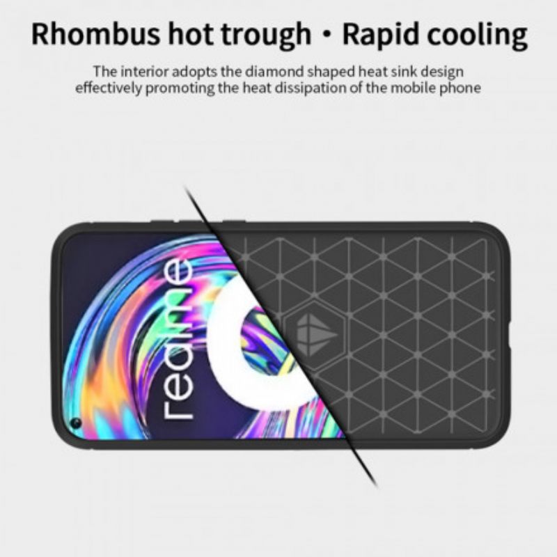 Θήκη Realme 8 / 8 Pro Mofi Brushed Carbon Fiber