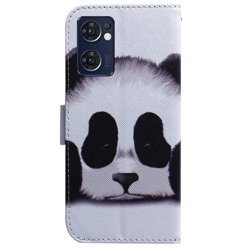 Κάλυμμα Oppo Find X5 Lite Πρόσωπο Panda