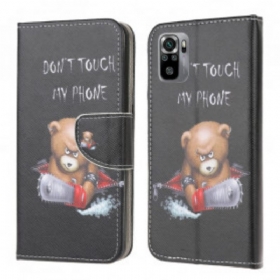 δερματινη θηκη Xiaomi Redmi Note 10 / 10S Επικίνδυνη Αρκούδα
