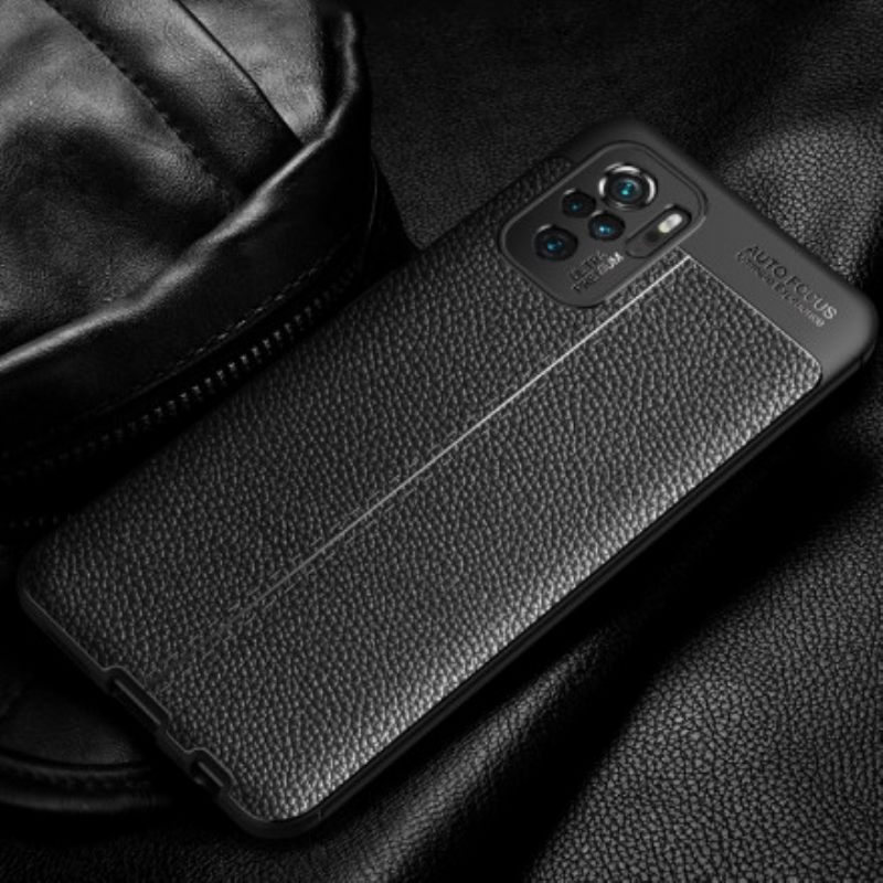 θηκη κινητου Xiaomi Redmi Note 10 / 10S Leather Effect Litchi Διπλή Σειρά