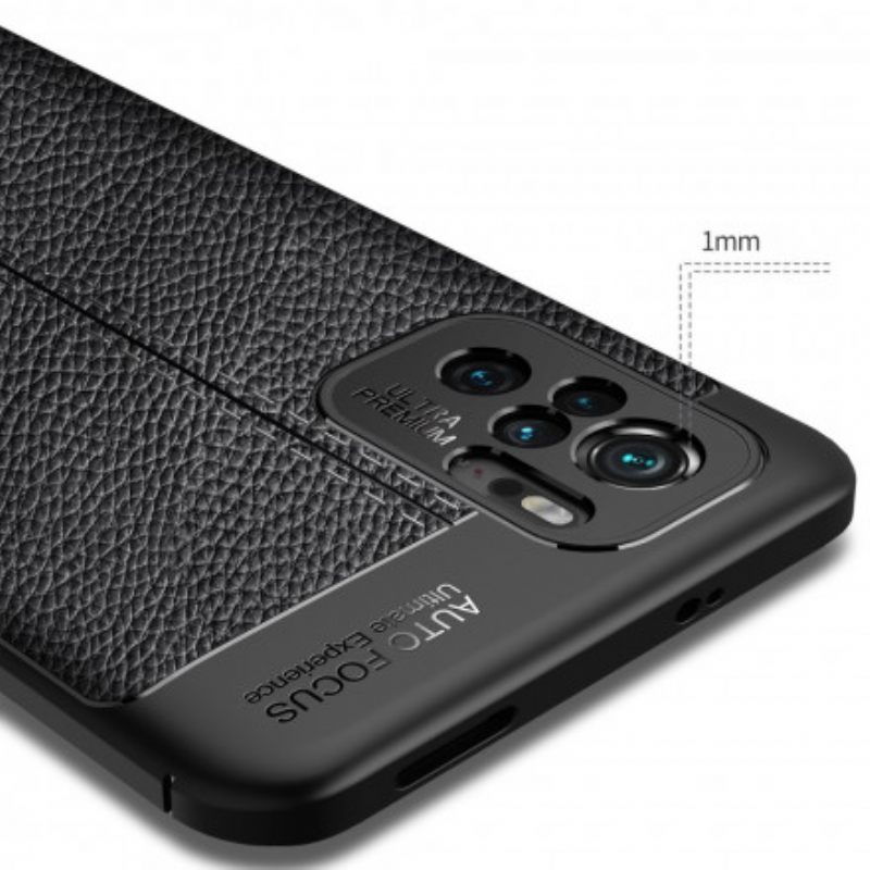 θηκη κινητου Xiaomi Redmi Note 10 / 10S Leather Effect Litchi Διπλή Σειρά