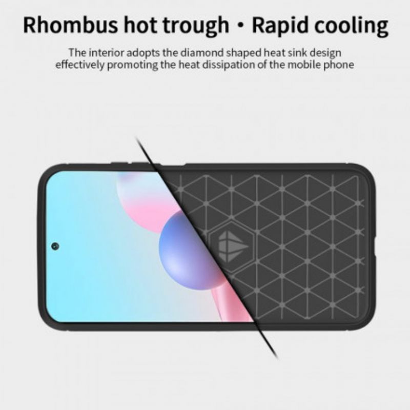 θηκη κινητου Xiaomi Redmi Note 10 / 10S Mofi Brushed Carbon Fiber