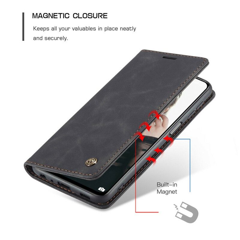 θηκη κινητου Xiaomi Redmi Note 10 / 10S Θήκη Flip Caseme Δερμάτινο Εφέ