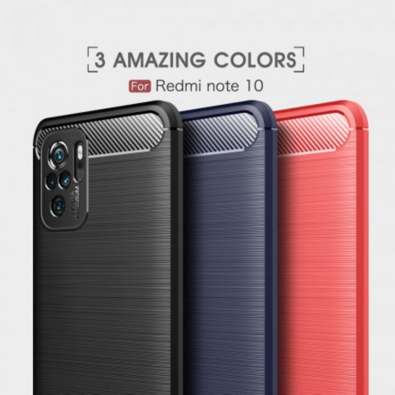 Θήκη Xiaomi Redmi Note 10 / 10S Βουρτσισμένο Ανθρακόνημα