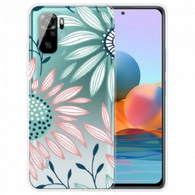 Θήκη Xiaomi Redmi Note 10 / 10S Διαφανές Ένα Λουλούδι