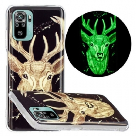 Θήκη Xiaomi Redmi Note 10 / 10S Fluorescent Majestic Deer