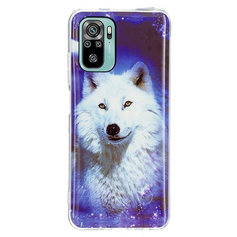 Θήκη Xiaomi Redmi Note 10 / 10S Σειρά Fluorescent Wolf