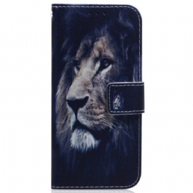 Δερματινη Θηκη Oppo Reno 12 Pro 5g Dreaming Lion Σιλικόνης