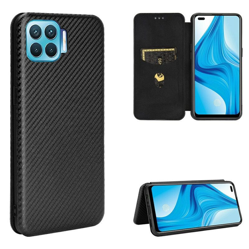 θηκη κινητου Realme 7 Pro Θήκη Flip Έγχρωμη Σιλικόνη Άνθρακα