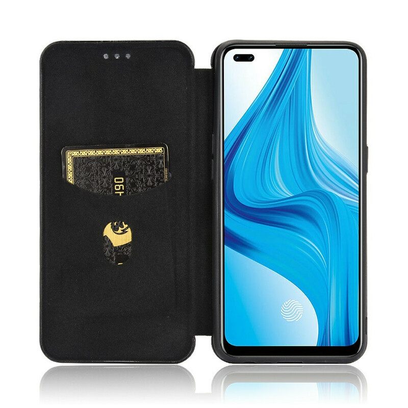 θηκη κινητου Realme 7 Pro Θήκη Flip Έγχρωμη Σιλικόνη Άνθρακα