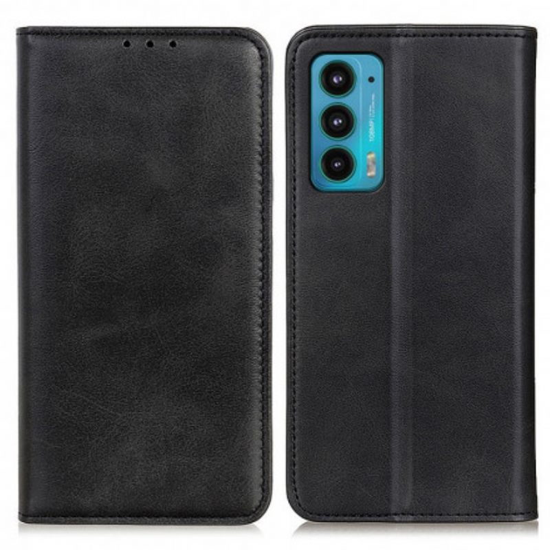 θηκη κινητου Motorola Edge 20 Θήκη Flip Σχέδιο Split Leather