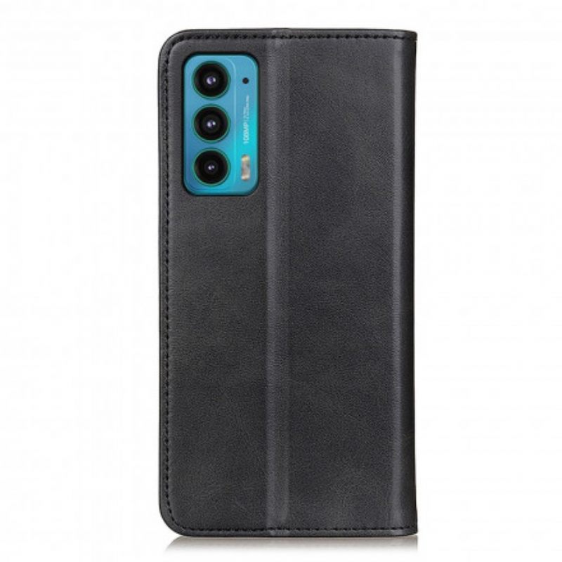 θηκη κινητου Motorola Edge 20 Θήκη Flip Σχέδιο Split Leather