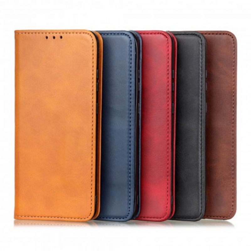 θηκη κινητου Motorola Edge 20 Θήκη Flip Σχέδιο Split Leather