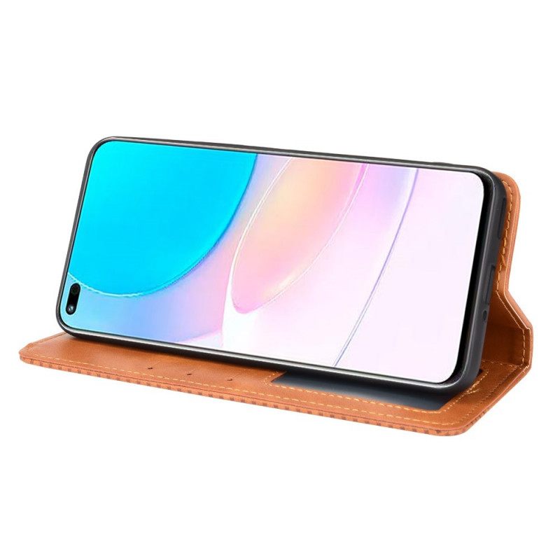 θηκη κινητου Huawei Nova 8i Θήκη Flip Camshield Colored Edges Mofi