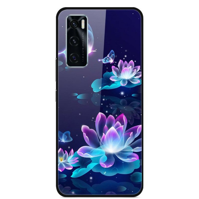 Θήκη Vivo Y70 Fancy Flowers Tempered Glass