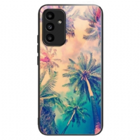 Κάλυμμα Samsung Galaxy A15 5g Palm Tree Tempered Glass