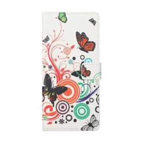 Κάλυμμα Xiaomi Redmi Note 9 Pro 5G Πεταλούδες Και Λουλούδια