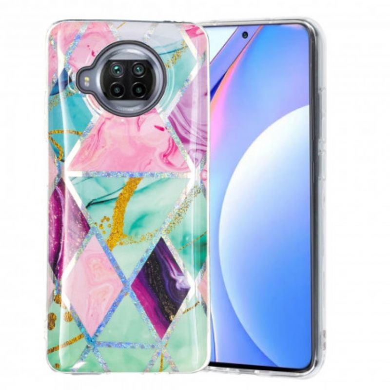 θηκη κινητου Xiaomi Redmi Note 9 Pro 5G Μάρμαρο Glitter Design