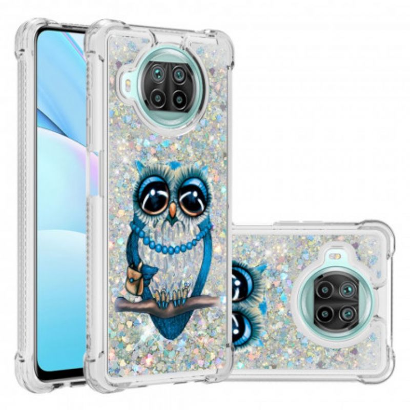 θηκη κινητου Xiaomi Redmi Note 9 Pro 5G Miss Owl Sequins