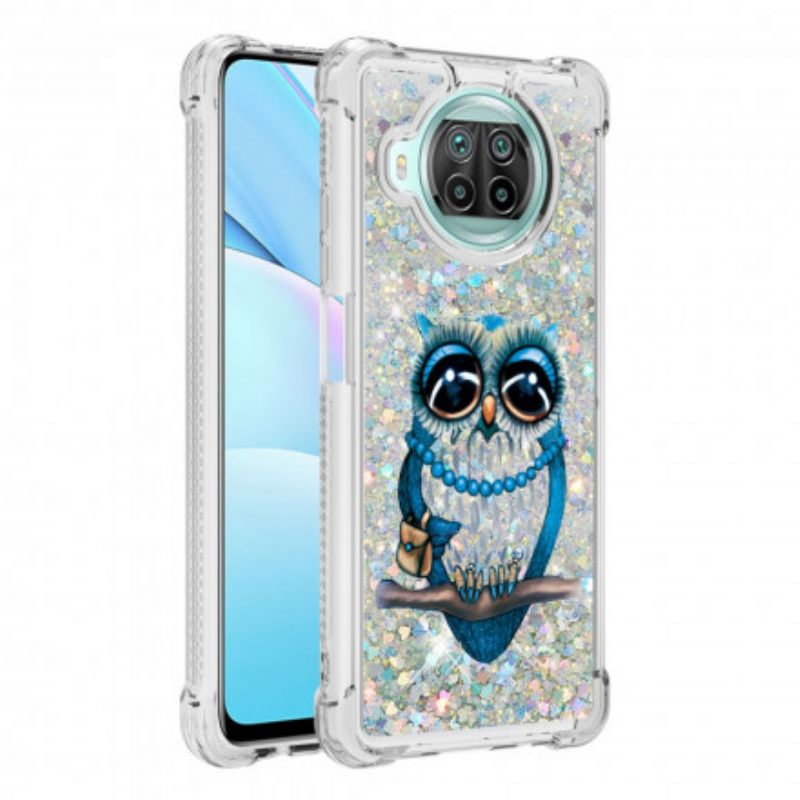 θηκη κινητου Xiaomi Redmi Note 9 Pro 5G Miss Owl Sequins